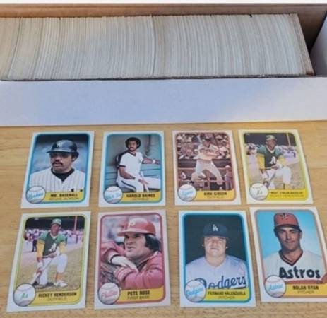1981 Fleer baseball card complete set 1