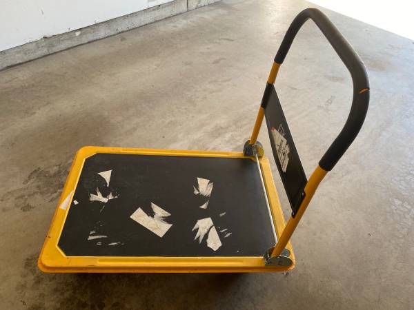 Foldable Platform Push Dolly Cart 1