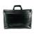 ZARA Attache Bag Briefcase Black Genuine Leather 2 thumbnail