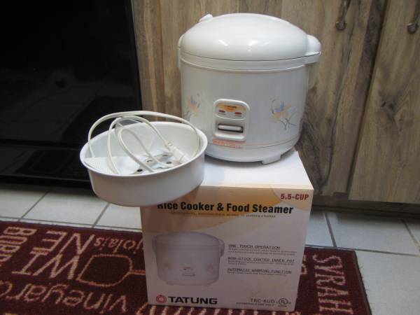 Tatung TRC-6UD Rice Cooker 5.5 cups, 500 Watt, 1 L Capacity 1
