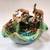 Vintage Glazed Majolica Elephant Centerpiece Bowl or Water Fountain 1 thumbnail