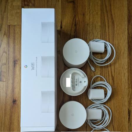 3 Pack Google Mesh Wi-Fi AC1200 routers 1