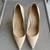 M.GEMI NUDE CREAM PATENT LEATHER PUMPS Sz 9 4 thumbnail