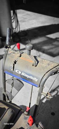 Simplicity snow blower 1