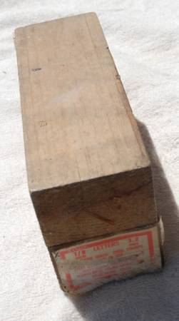 Vintage Metal Letter 1/8 Stamps Made USA Ugh missing letter 'E' 1