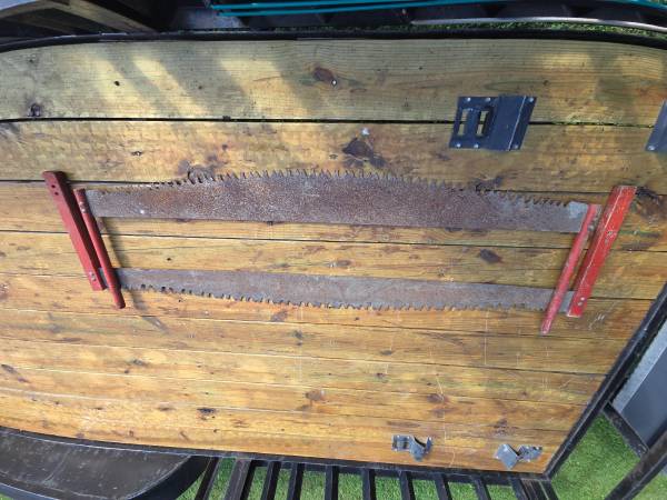 (2) 2 man crosscut saws 1