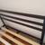 FULLSIZE BED WITH MATTRESS AND BLACK HEADBOARD AND FRAME 4 thumbnail