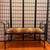 Vintage Chic Heavy Wrought Iron Forged Iron Bench Settee w/ Wheels 4 thumbnail