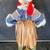 Red Masked African Medicine Man Tribal Statue 4 thumbnail