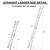 17ft Multi-Position Foldable Aluminum Ladder 12 thumbnail