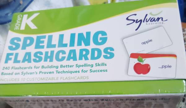 Sylvan Spelling Flashcards - Grade K (New) 1