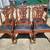 Beautiful Antique 6 chippendale style chairs 1 thumbnail