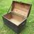 Vintage late 1800s/early 1900s wood trunk 3 thumbnail