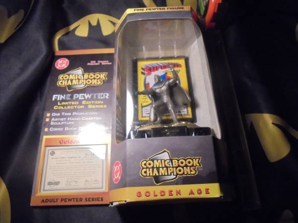 SUPERMAN PEWTER Comic Book Champions! MINT!! $35.00 SHIPPED!! 1