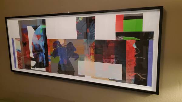 Framed Original Abstract Art Print - Photoshop Work 1