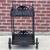 WROUGHT IRON BLACK ROLLING CART 6 thumbnail
