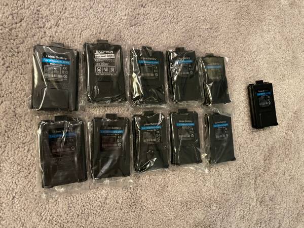 NEW Baofeng BL-5 batteries for UV-5R radio 1
