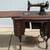 Vintage White Sewing Machine in Cabinet 3 thumbnail