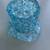 Vintage daisy and button glass top hat toothpick holder 3 thumbnail