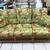Rattan Sofa with a Bright Coastal Print 1 thumbnail