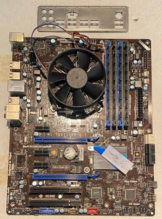 MSI motherboard combo , Socket 1155, 16G Ram 1