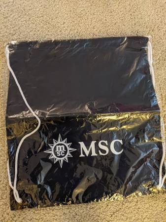 Free drawstring bag - from MSC cruises 1