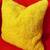 CRATE&BARREL "AUBREE" BOUCLE 18" X 18" PILLOW, YELLOW (2 AVAILABLE) 3 thumbnail