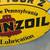 1950s PENNZOIL Motor Oil  [ A-M 6-56 ]  Station 2 Sided 31” x 22 ”Sign 3 thumbnail