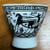 4 Vintage GREEK CUP/SAUCER SETS-MINT,Hand Painted White/Black $5 8 thumbnail