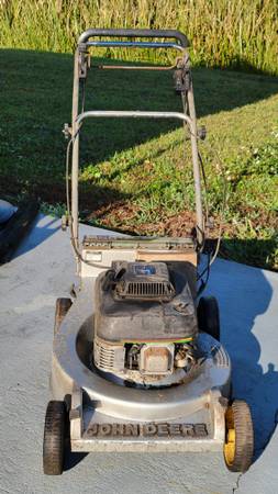 JOHN DEERE 14SB LAWN MOWER FOR REPAIR OR PARTS 1