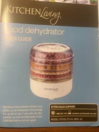 FOOD  DEHYDRATOR - BRAND NEW, VALUE $75 SOLD FOR  $25 1