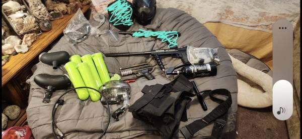 Paintball equipment 1