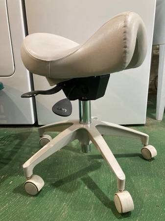 Saddle Stool for medical, dental, or office/computer work 1