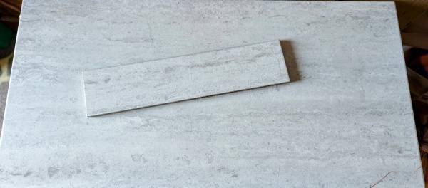 Marazzi Bullnose Tile, Shallow Mist, New in Box 1