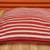Very Large Retro Early Vintage Orange & White Zipper Pillow Cover + 1 thumbnail