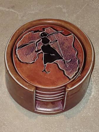 Pottery coasters 1