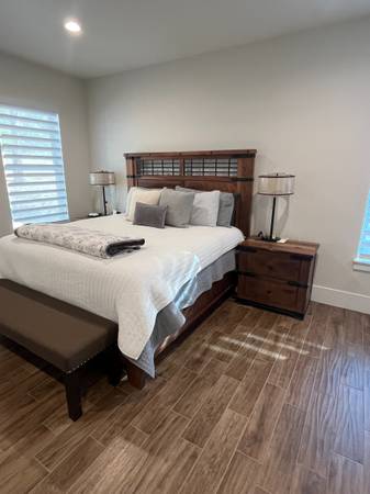 Solid wood master bedroom set 1