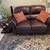Leather couch loveseat and chair 3 piece  real leather 1 thumbnail