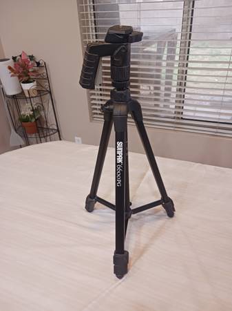 Sunpak 6600PG Pro Tripod with Pistol Grip Head & Quick Release 1