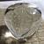 Very Heavy Clear Glass Apple Paperweight 3" Diameter And 3" High 4 thumbnail