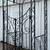 Custom-Built Wrought Iron Arbor w/ Crescent Top Entryway Gates GA20319 3 thumbnail