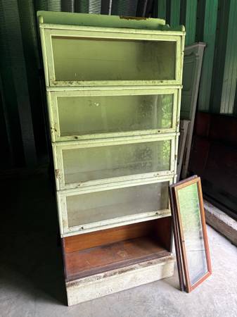 Antique 5 section barrister/bookcase 1