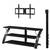 Whalen Payton 3-in-1 Flat Panel TV Stand for TVs up to 65", Charcoal 5 thumbnail
