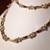 Jewelry women yellow gold tone long necklace 30" white pearls bracelet 6 thumbnail