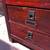 Pottery Barn Wood File / Side Table w/ Drawers & Shelf — Solid Piece 3 thumbnail