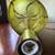 Reed Teardrop-shaped Handblown Glass Light Pendant, Grn w/Metal Accent 6 thumbnail