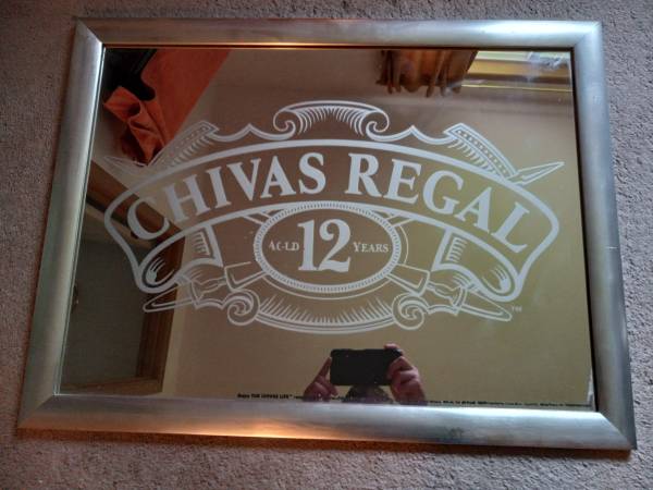 Chivas Regal Scotch Bar mirror sign - collectibles - by owner