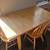 Solid expandable table + 3 chairs 4 thumbnail