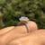 1.50 Oval double halo diamond ring GIA natural center 5 thumbnail