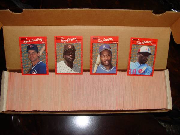DON RUSS 1990 Baseball Cards nos.1-716 (complete) 1